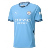 Camiseta Manchester City Erling Haaland #9 Primera Equipación Replica 2024-25 mangas cortas